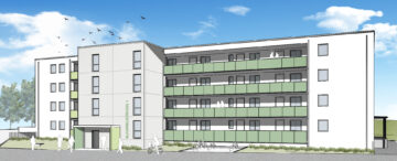 Neubau, moderne 3 Zimmerwohnung (Nr.3) mit Wohnberechtigungsschein Stufe 1, in Reutin, mindestens 3 Personen, 88131 Lindau, Etagenwohnung